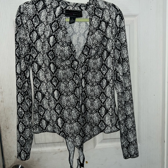 Long sleeve snake pattern bodysuit - Picture 1 of 8